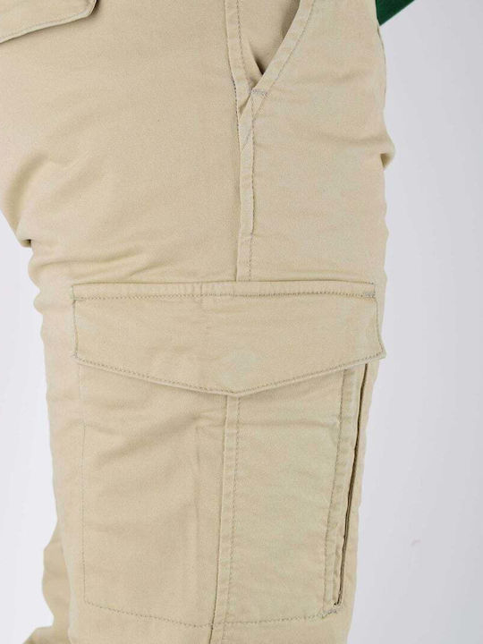 DSTREZZED TROUSERS 100% BAMBOO CARGO DST501173117.SAND