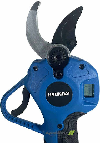Hyundai HSB 3326 Pruning Shears Battery Brushless 21V 2x2.6Ah with Maximum Cutting Diameter 32mm in Carrying Case