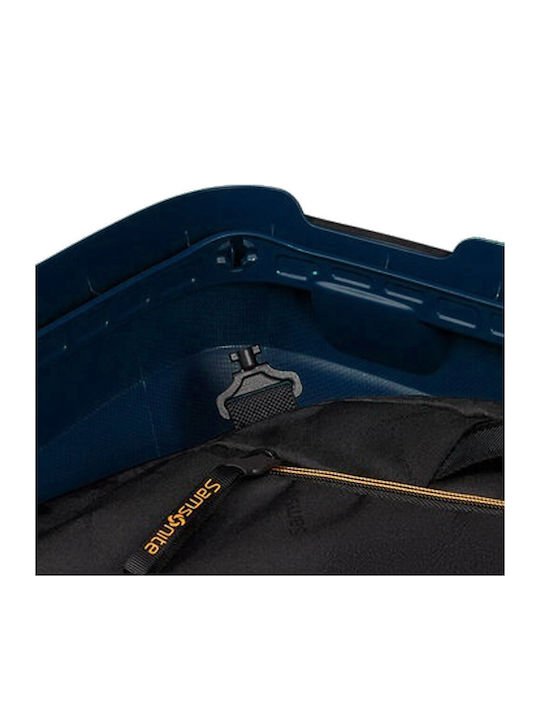 Samsonite Essens Medium Hard Blue Suitcase With 4 Wheels Height 69cm