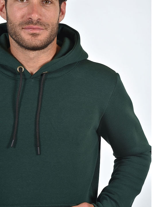 Clever Herren Sweatshirt mit Kapuze Grün