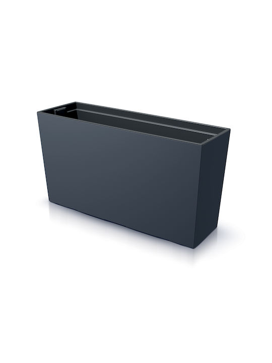 Marhome Urbi Case M Ζαρντινιέρα Πλαστική Ανθρακί 77x23.5x40.6εκ.