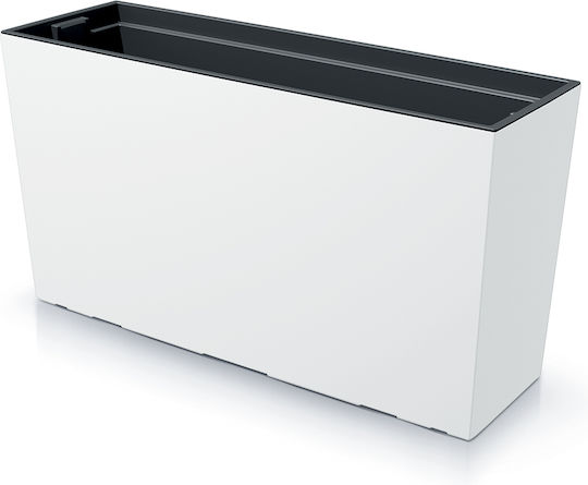 Marhome Urbi Case Ζαρντινιέρα Πλαστική Λευκή 77x23.5x40.6εκ.