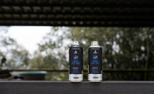 Montana Colors Spray Paint Pro Forging Effect with Metallic Effect Black 400ml