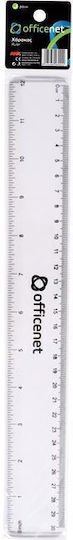 Officenet Lineal Kunststoff Transparent 30cm