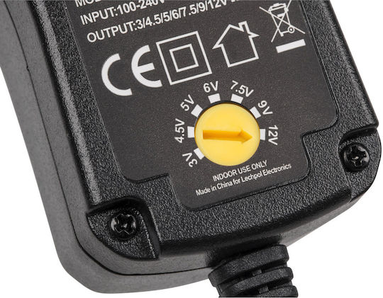 DM Pro Adaptor Universal De Alimentare Reglabil Tensiune 3 Până La 12V 0.6A Cu Putere 7.2W Cu Încărcătoare Pentru Laptop (DM-600MA)