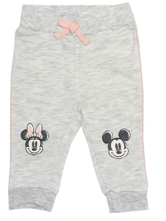 Disney Minnie Mouse Комплект Бебешко Боди Дълъг ръкав Розов 2бр