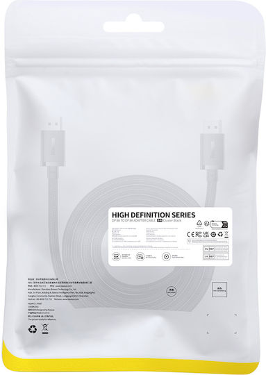 Baseus Cable DisplayPort male - DisplayPort male 1m Black (B00633706111-00)