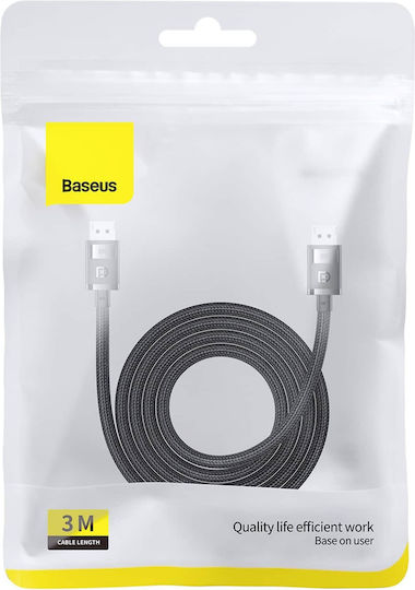 Baseus Cable DisplayPort male - DisplayPort male 2m Black (B00633706111-02)