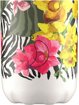 Chilly's Tropical Μπουκάλι Θερμός Hibiscus Tigers 500ml