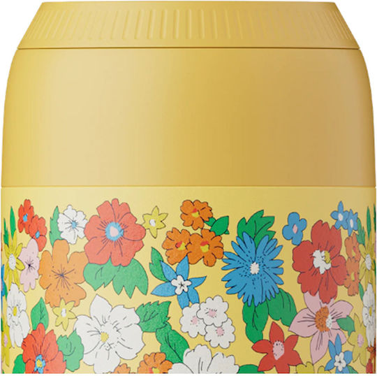 Chilly's S2 Glass Thermos Stainless Steel BPA Free 340ml Liberty Summer Daisy