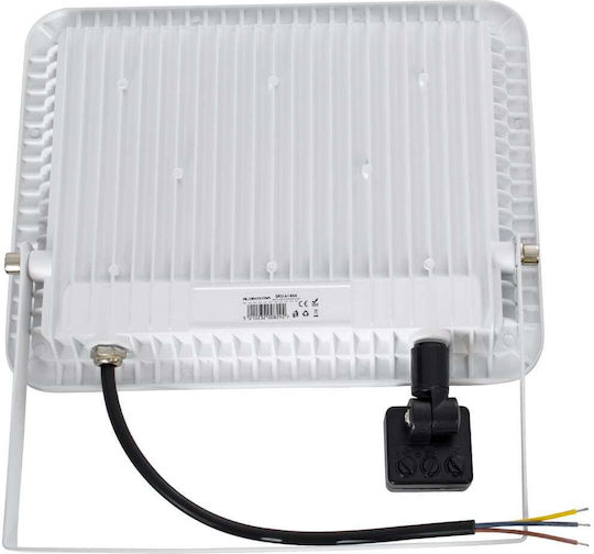 GloboStar Atlas Waterproof LED Floodlight 100W Cold White 6000K with Motion Sensor IP67
