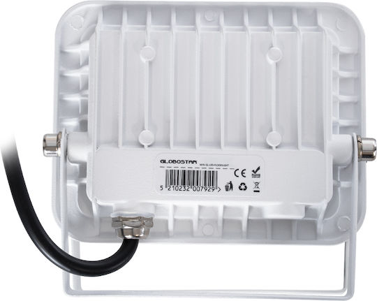 GloboStar Atlas Waterproof LED Floodlight 20W Natural White 4500K IP67