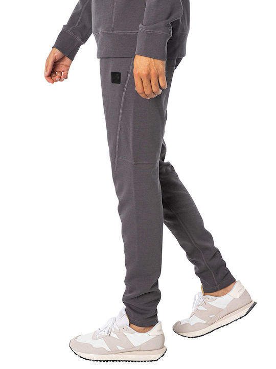 Superdry Men's Sweatpants with Rubber Gray