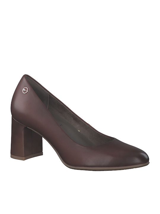 Heels with Strap Brown