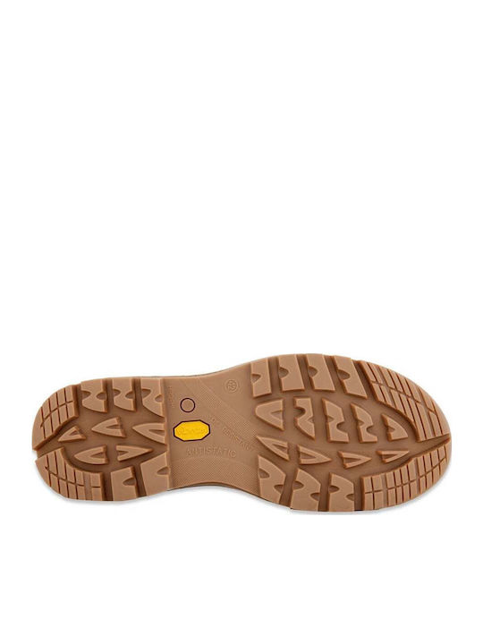 Hamilton Leder Braun Stiefel Wasserdicht