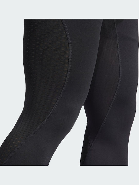 adidas Techfit Ανδρικό Αθλητικό Κολάν Μακρύ Μαύρο