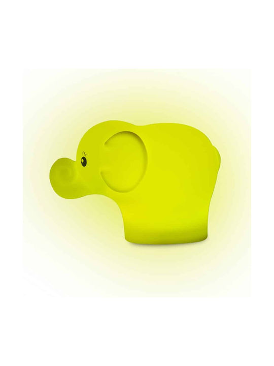 Ango Φωτάκι Νυκτός LED Elephant Ρεύματος Λευκό