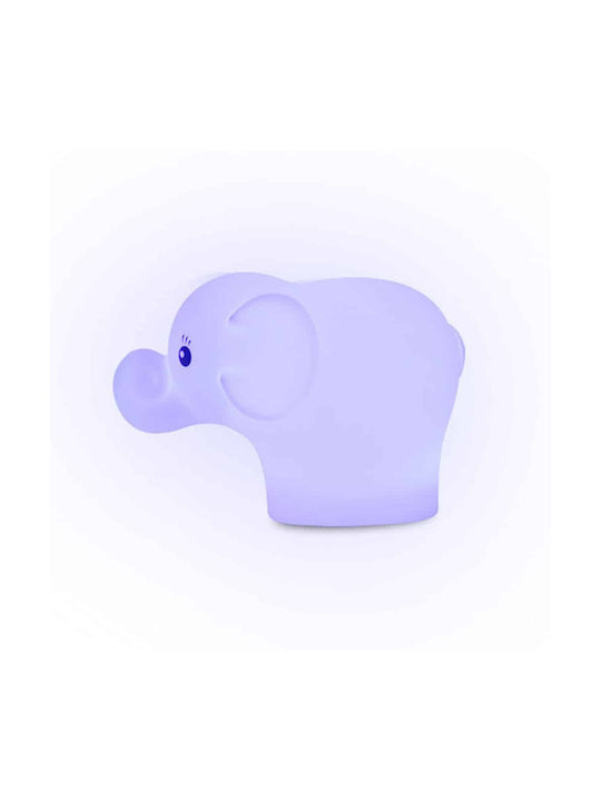Ango Φωτάκι Νυκτός LED Elephant Ρεύματος Λευκό