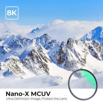 K&F Concept Nano-x Filtru UV / HD Cu diametrul 77mm cu acoperire MC pentru obiective foto