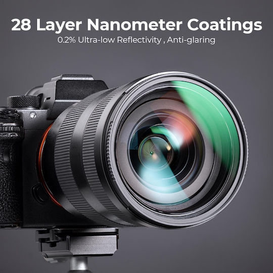 K&F Concept Nano-x UV HD Lens Filter Diameter 77mm with MC Coating Multi-Coated for Camera Lenses