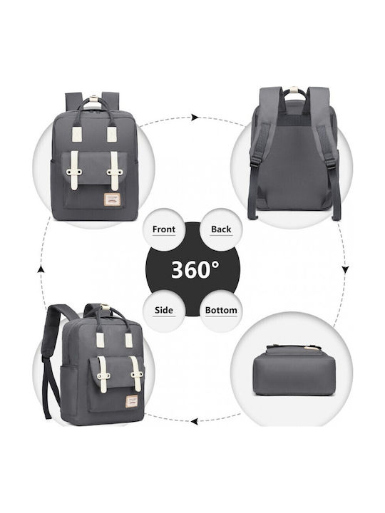 Kono Backpack Αδιάβροχο Γκρι