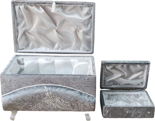 Olia Home Βαπτιστικό Κουτί από Βελούδο 55x35x30εκ.