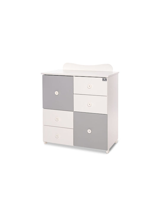 Cupboard Baby Changing Table-Dresser White 83x71x96cm