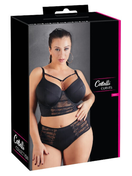 Cottelli Collection Sexy Σουτιέν Μαύρο