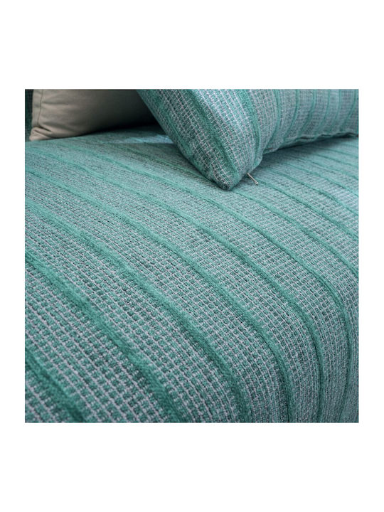 Teoran Teoran Jersey Sesselüberwurf Chenille 180x150cm 16 Mint
