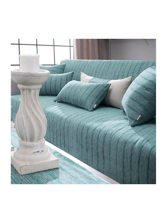 Teoran Jersey Ριχτάρι Πολυθρόνας Chenille 180x150εκ. 11 52014466