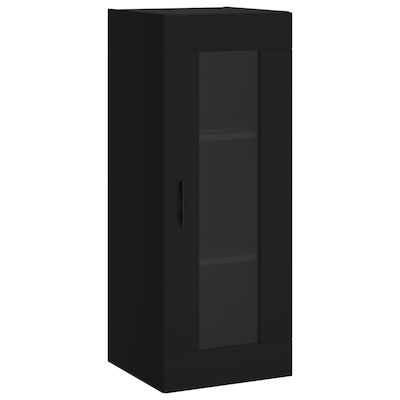 vidaXL Bathroom Cabinet L34.5xD34xH90cm Black