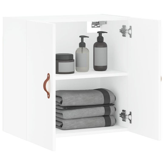 vidaXL Bathroom Cabinet L60xW31xH60cm White