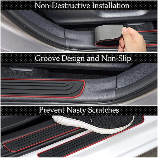 Innenraum Dekorative Türschwellen für Autos Universell 4pcs