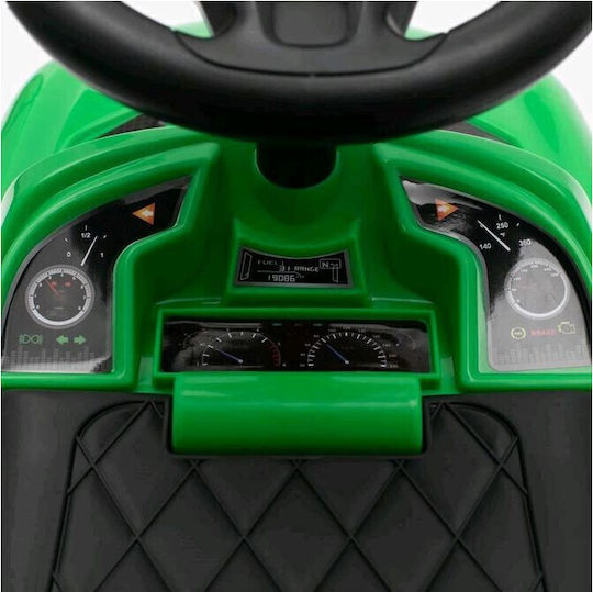 BabyMix Racer Up Autos Weiterfahren mit Elterngriff für 12+ Monate mit Geräuschen Grün