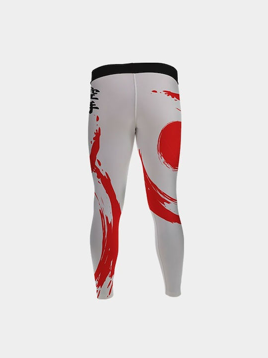 Athlon Lang Männer Kampfsport Leggings Weiß