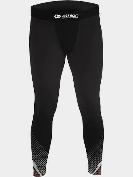 Athlon Long Men Martial Arts Leggings Red