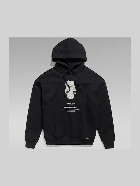 Archive Sweatshirt mit Kapuze Schwarz