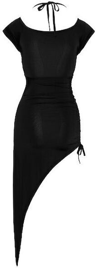 Cottelli Collection Sexy Φόρεμα Μαύρο