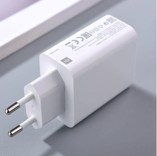 Xiaomi Φορτιστής με Θύρα USB-A και Καλώδιο USB-C 33W Λευκός (BHR6039EU)