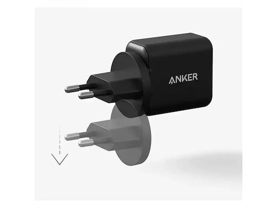 Anker Φορτιστής Χωρίς Καλώδιο με Θύρα USB-C 25W Power Delivery Μαύρος (312)