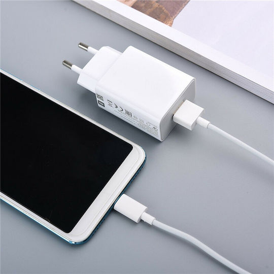 Xiaomi Φορτιστής Χωρίς Καλώδιο με Θύρα USB-A 22.5W Λευκός (MDY-11-EF)