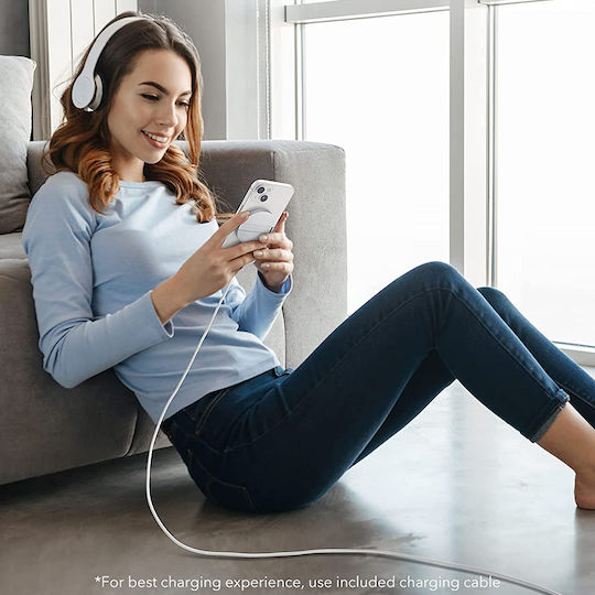 ESR Φορτιστής Magsafe Λευκός (HaloLock MagSafe Kickstand Magnetic)