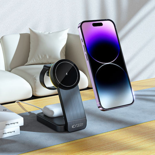Tech-Protect Magsafe Ladegerät 15W Schwarzs (QI15W-A28)
