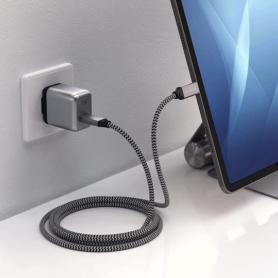 Satechi Φορτιστής Χωρίς Καλώδιο GaN με Θύρα USB-C 30W Power Delivery Γκρι (ST-UC30WCM)