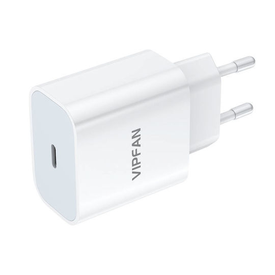 Vipfan Wireless Charger with USB-C Power Delivery White