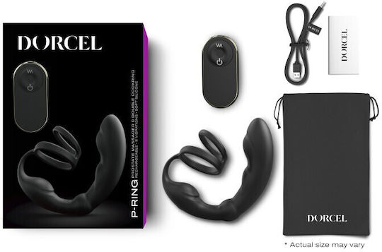 Dorcel Δαχτυλίδι Πέους με Πρωκτική Σφήνα Μαύρο