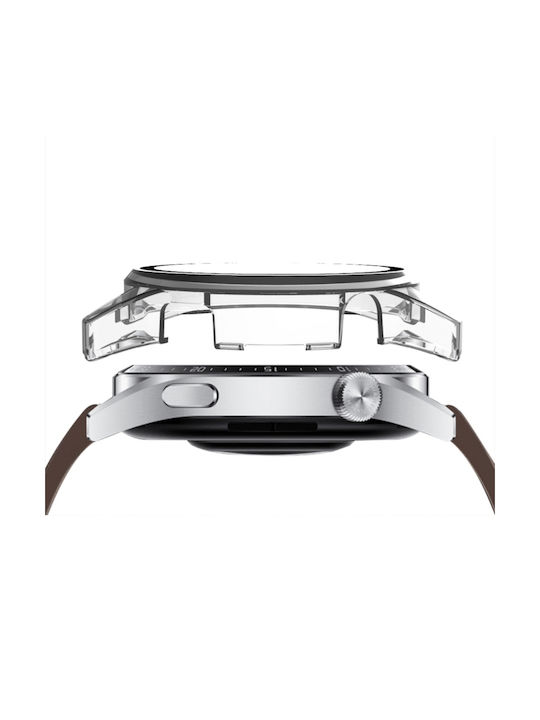 Carcasă de Plastic cu Sticlă în culoarea Transparent pentru Huawei Watch GT 3 42mm