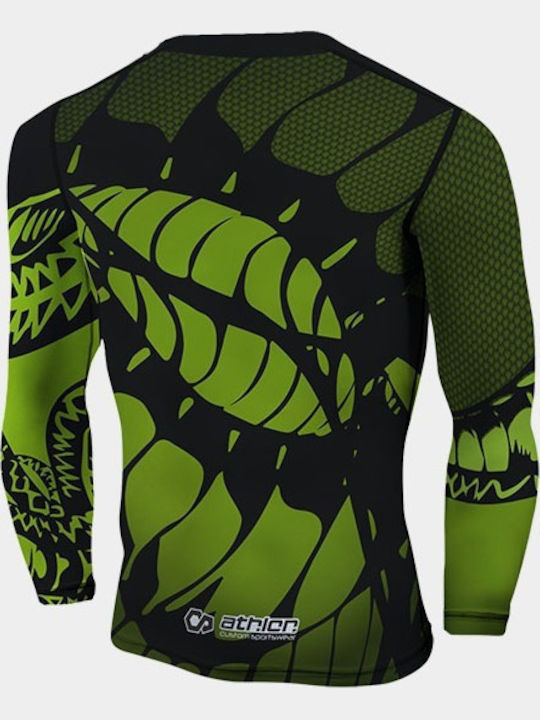 Athlon Long Sleeve Shirt 135-1845 for Jiu-Jitsu Green