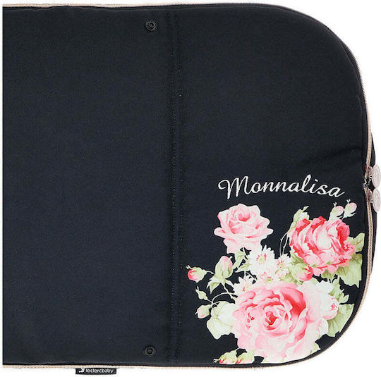 Monnalisa Universal Kinderwagen-Fußsack Schwarz 42εκ.