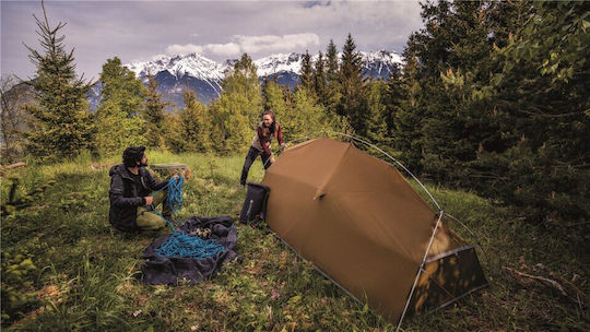 Robens Buck Creek 2 Camping Tent Igloo Mountaineering Green with Double Cloth 4 Seasons for 2 People Waterproof 3000mm 320x140x105cm